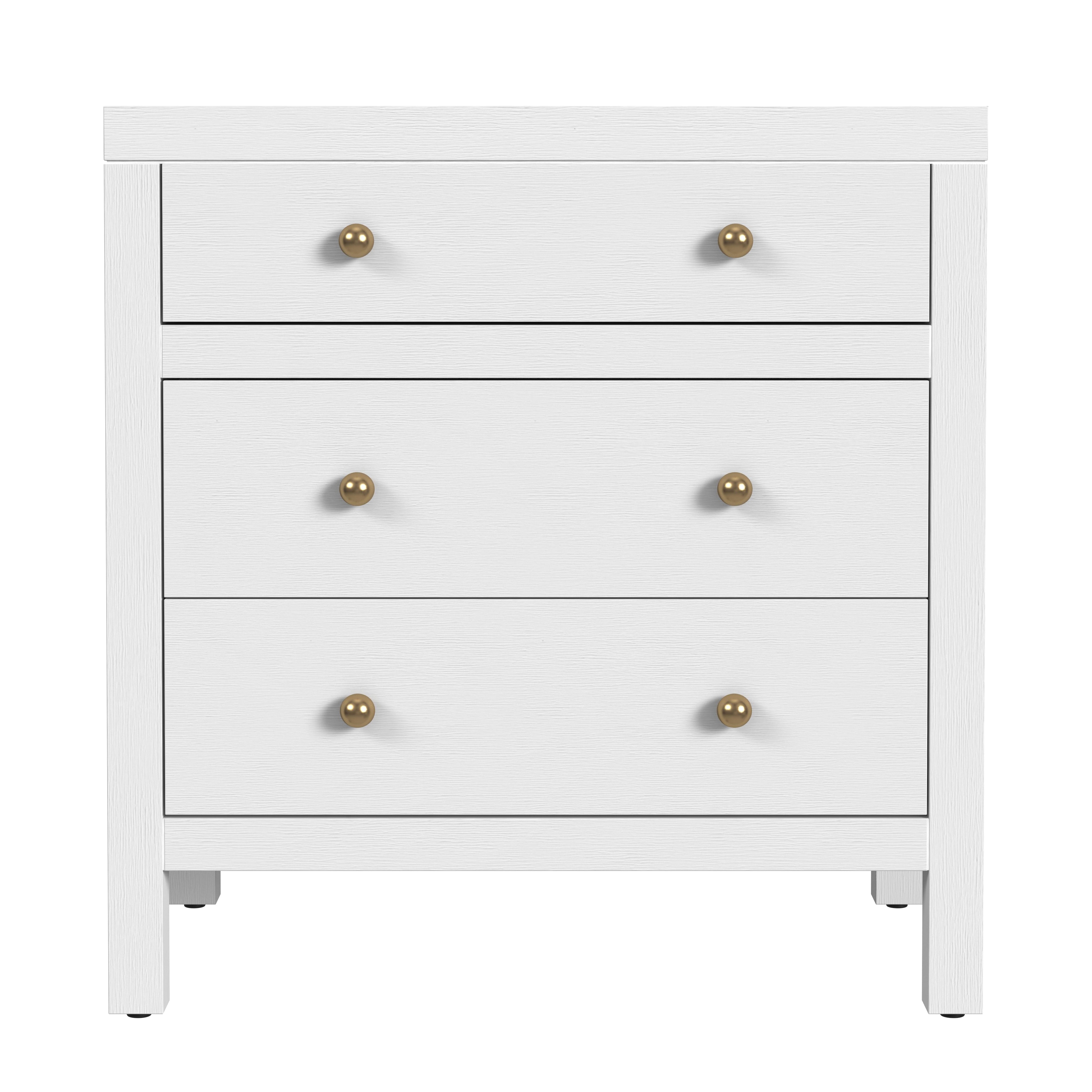 Nora White Nightstand - Image 3