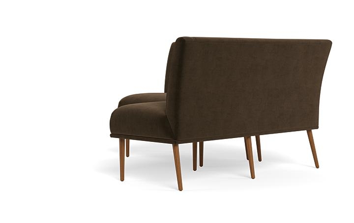 Dorian Upholstered Petite Right Banquette with Tufting Option - Image 2