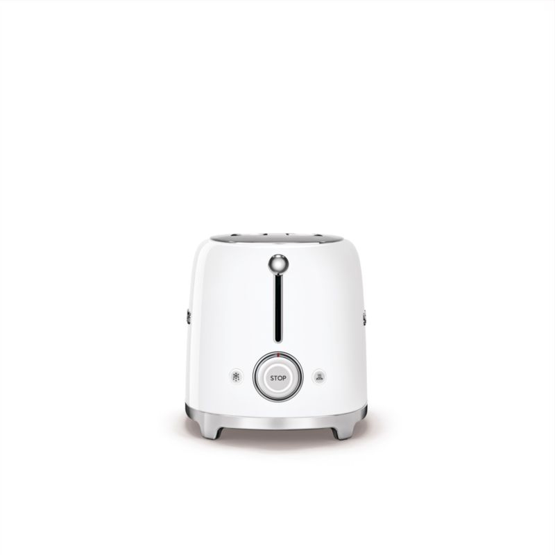 SMEG White 2-Slice Retro Toaster - Image 2