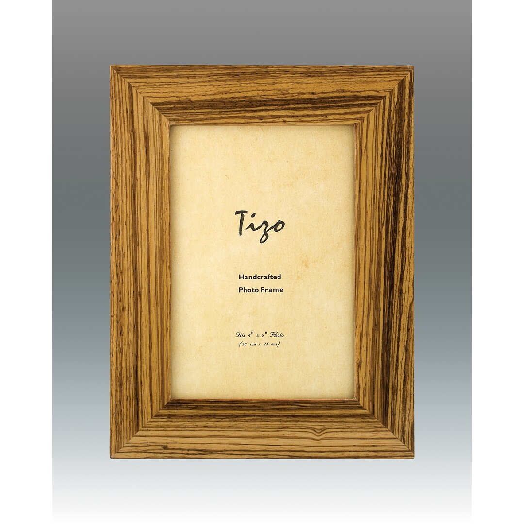 Tizo Wide Light Stripe Wood Picture Frame - Image 0