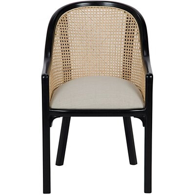 20.5" Wide Linen Armchair - Image 0