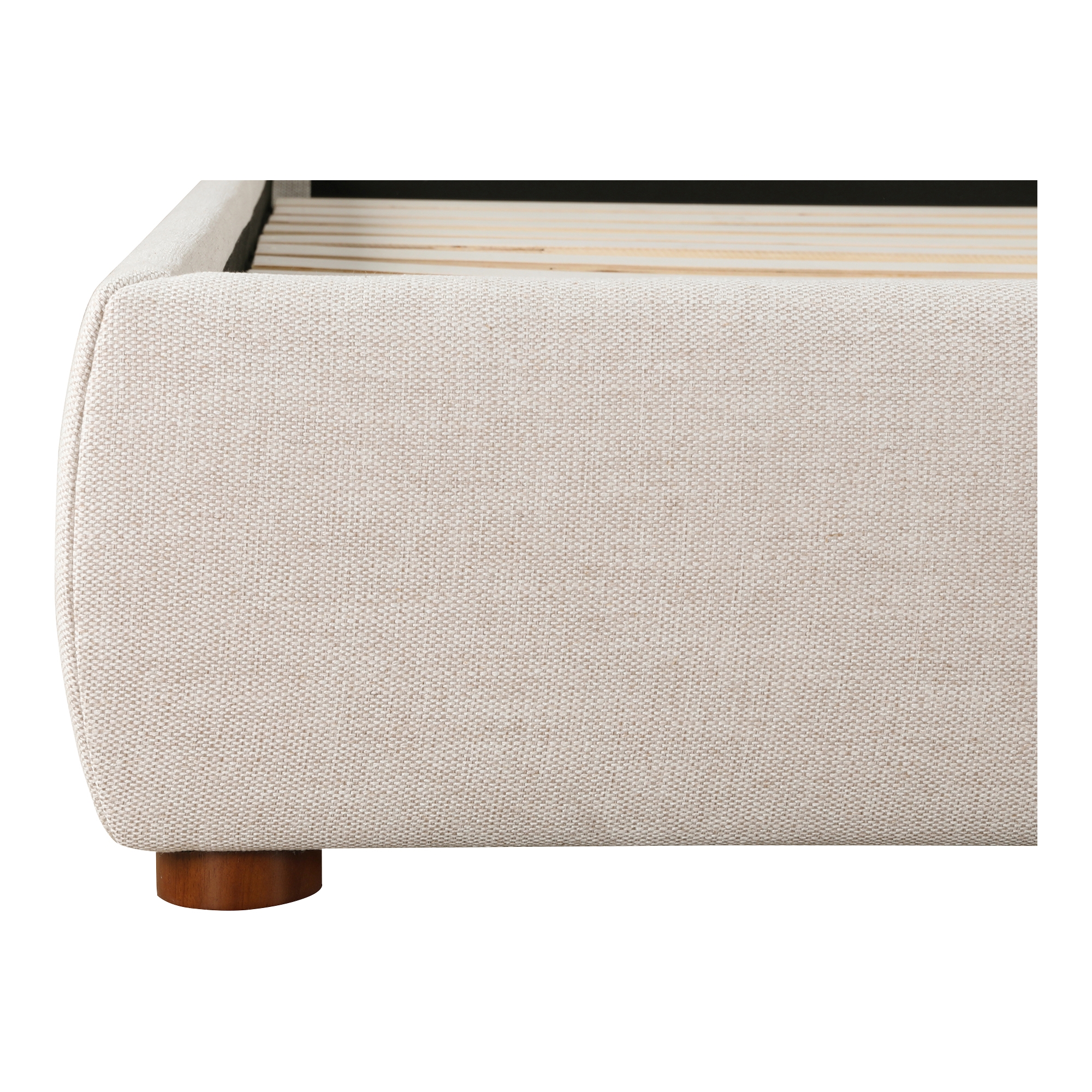Luzon Queen Bed Tall Headboard Wheat - Image 10