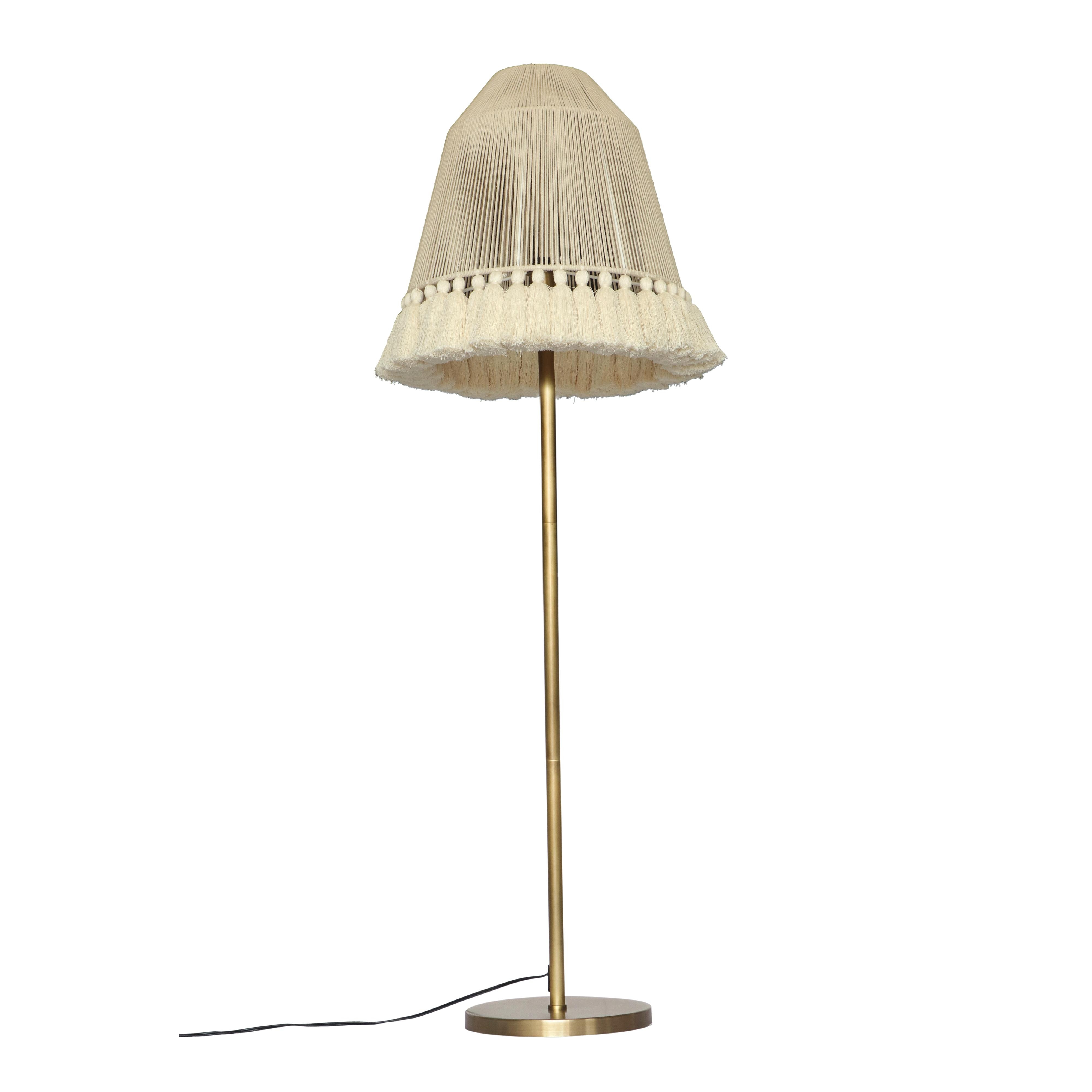 June White Tall Floor Lamp - Image 1