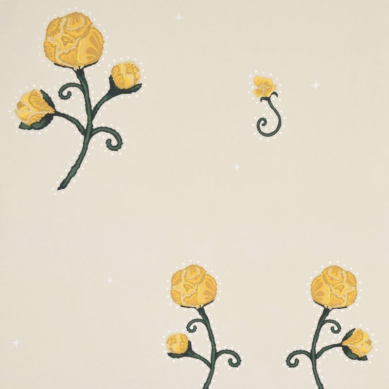 Backdrop Rhinestone Cowboy Bright Yellow Wallpaper - Image 1