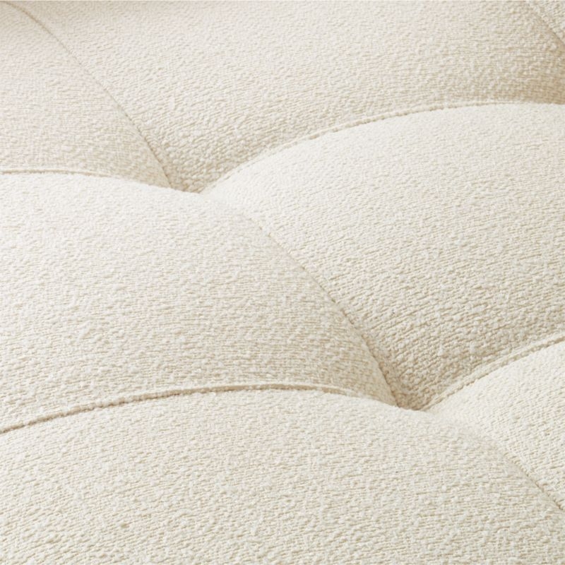 Claremont 87.75" Ivory Boucle Sleeper Sofa - Image 6