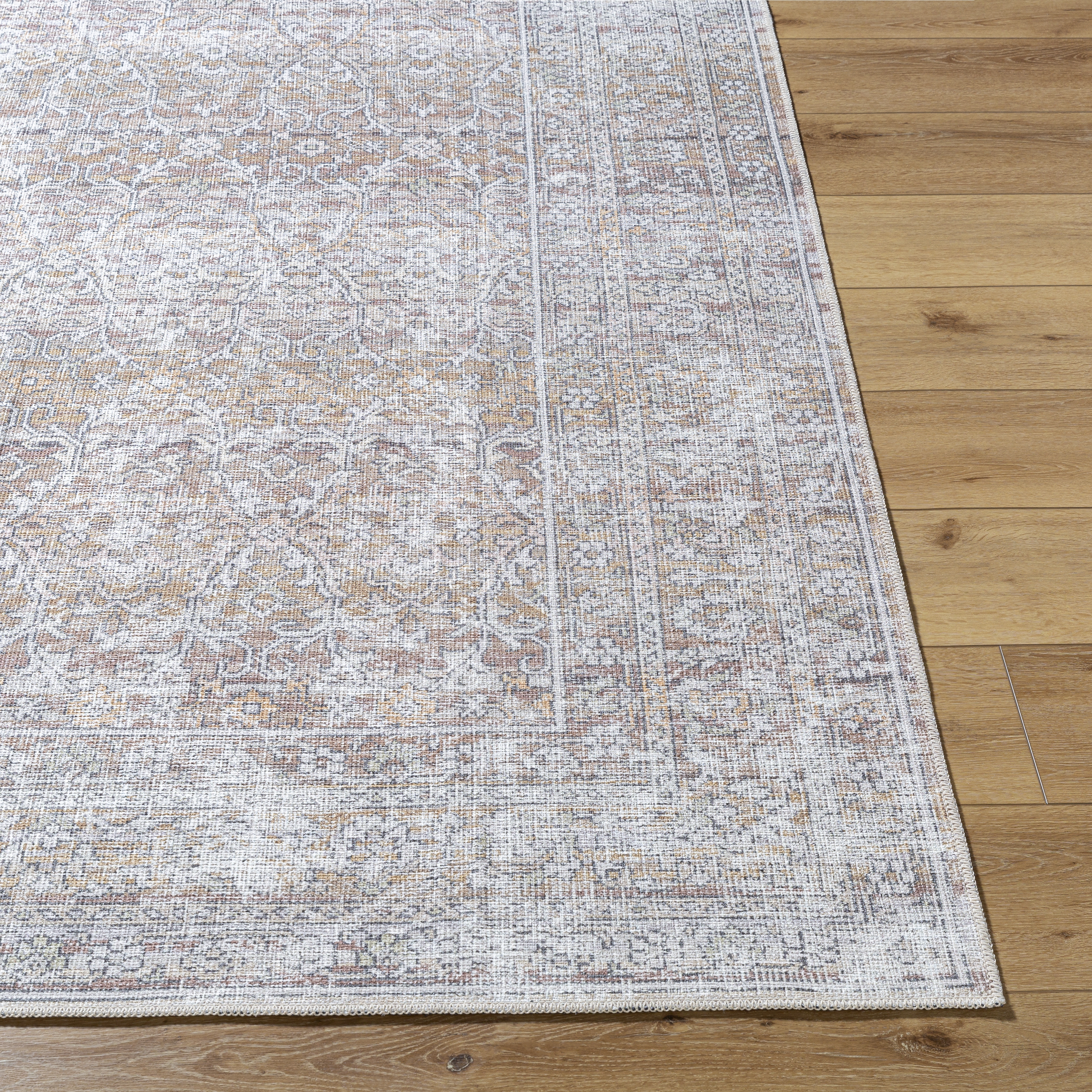 Livabliss Rainier Gray Indoor 5'3" x 7'3" Machine Woven Rug - Image 2