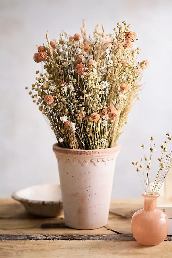 Dried Coral Gomphrena Bouquet - Image 0