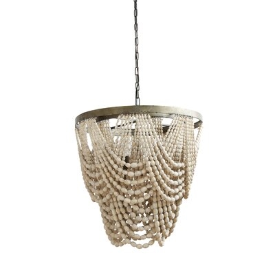 Hatfield 3 - Light Unique Tiered Chandelier with Beaded Accents - Image 0