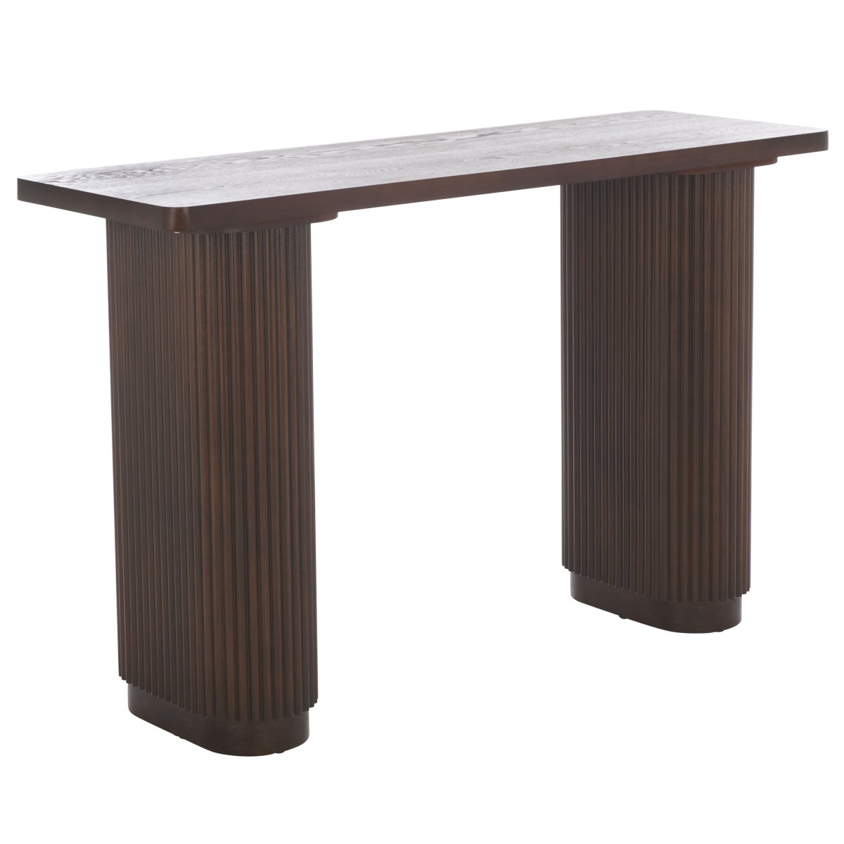 Berai Console Table - Dark Brown - Safavieh - Image 4