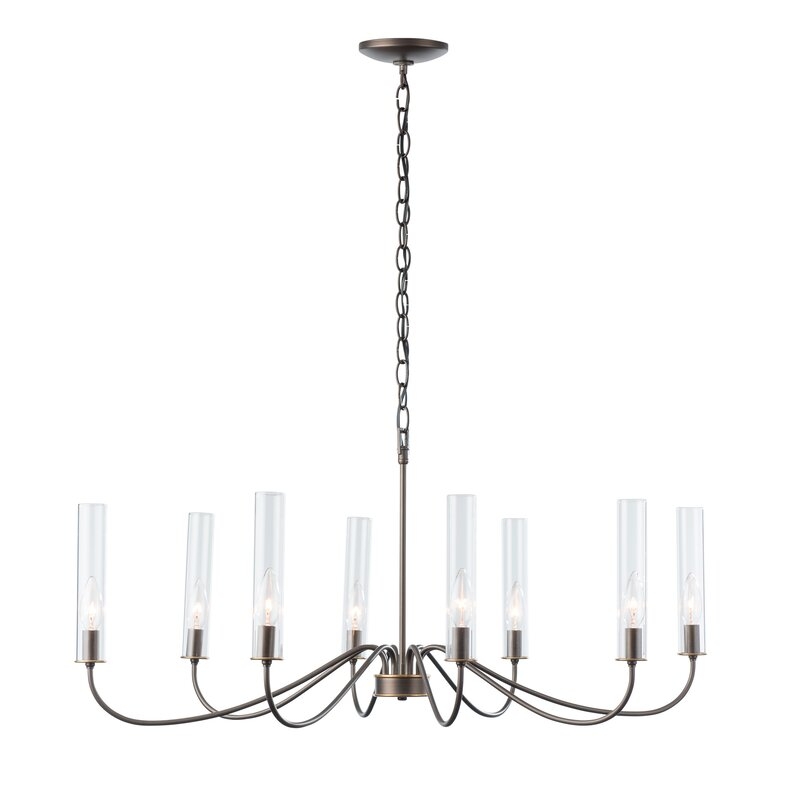 Hubbardton Forge Grace 8 - Light Candle Style Classic/Traditional Chandelier - Image 0