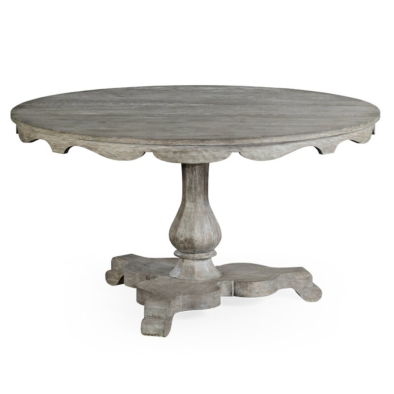 Jonathan Charles Fine Furniture William Yeoward 54"" Solid Oak Pedestal Dining Table - Image 0