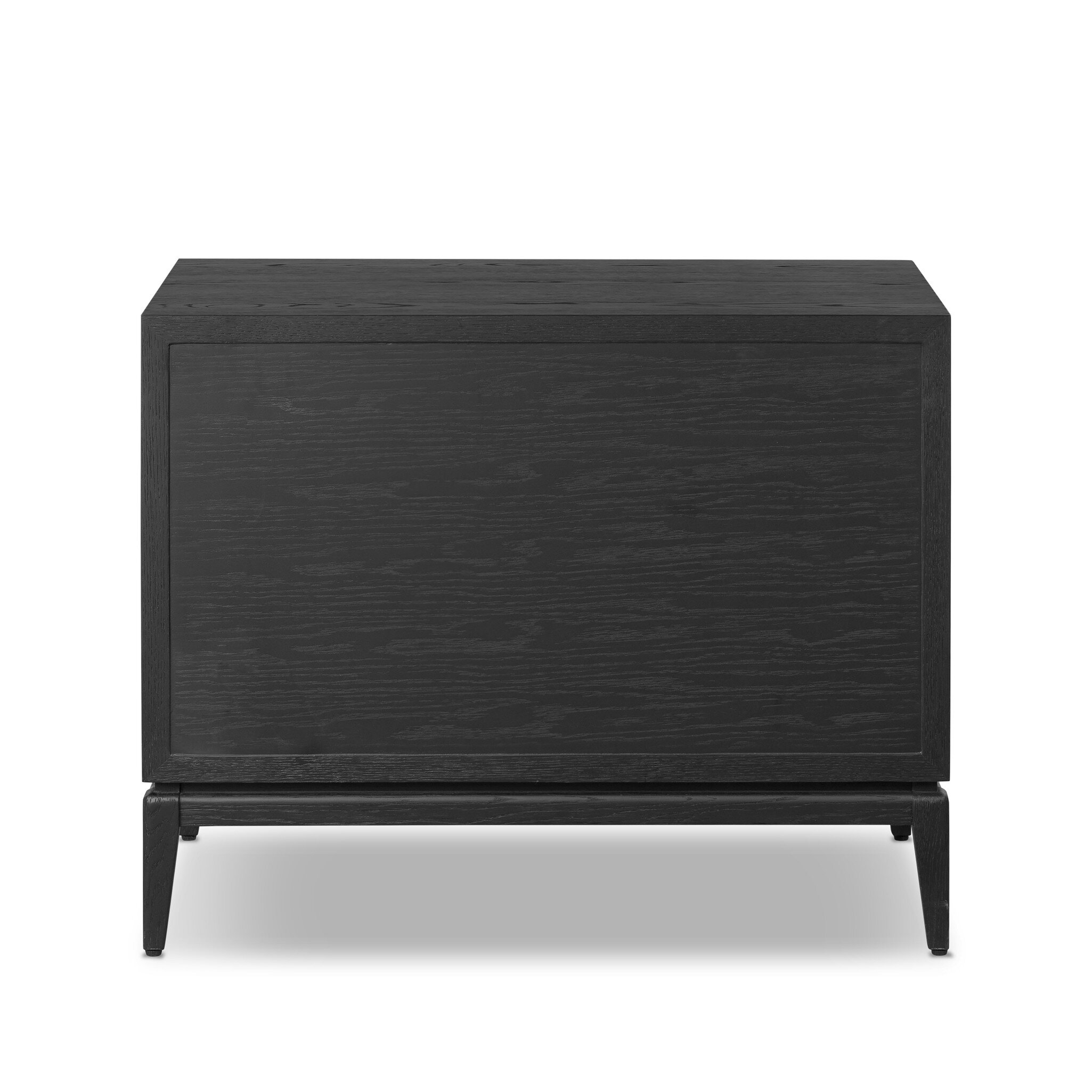 Rosenell Open Nightstand - Black Oak Veneer - Image 5