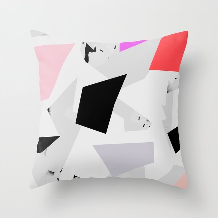 Pattern 017 Throw Pillow by Georgiana Paraschiv - Cover (18" x 18") With Pillow Insert - Indoor Pillow - Image 0