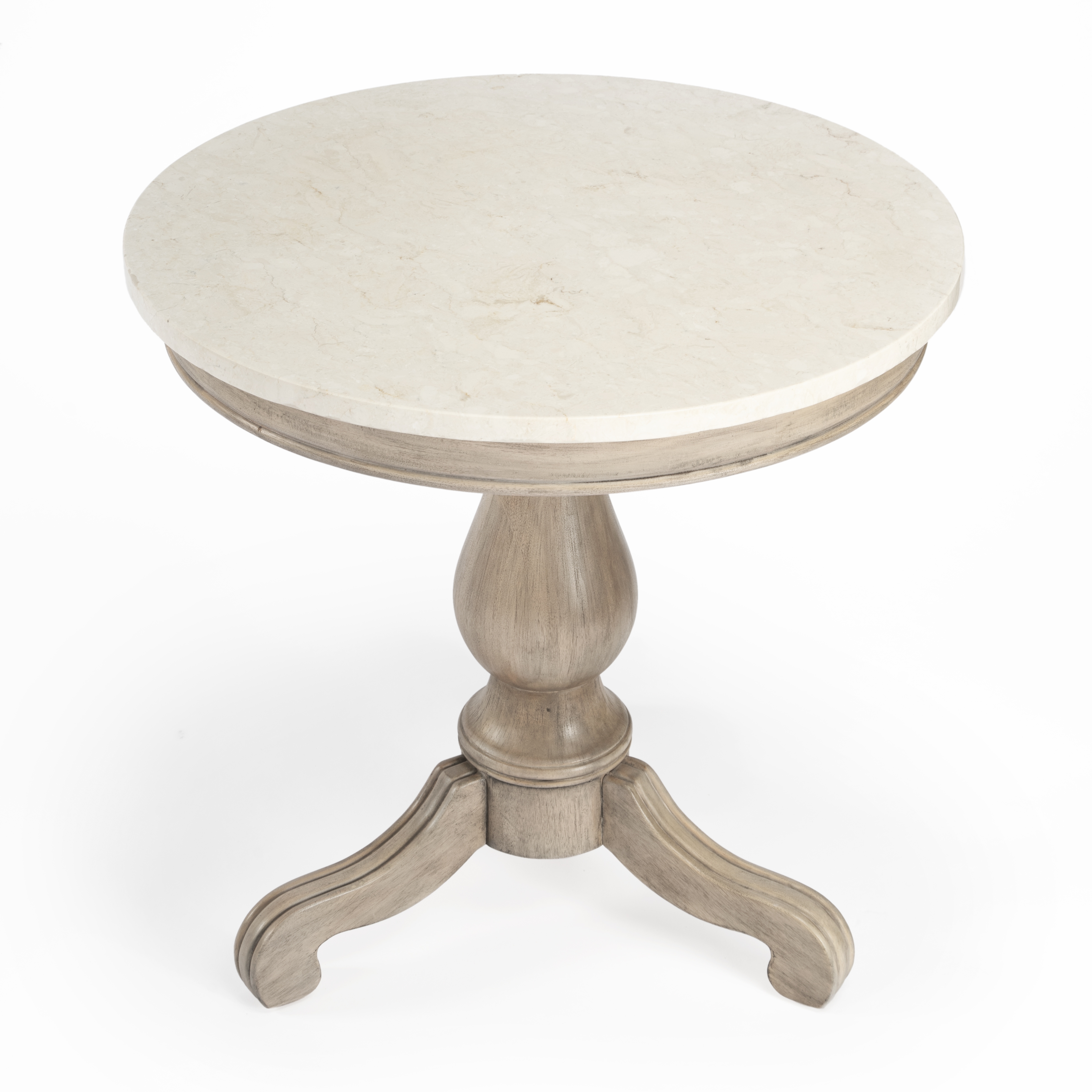 Danielle Sandalwood Beige Side Table - Image 1