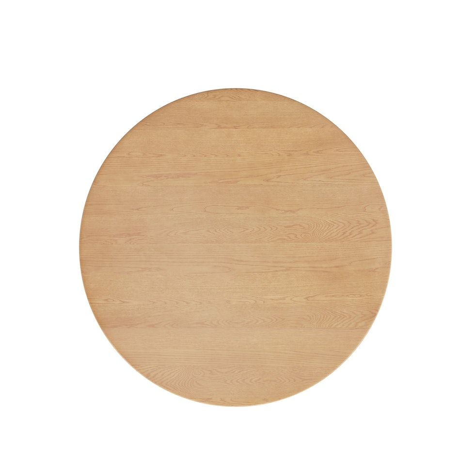 Adel 42" Round Coffee Table - White Oak - Image 2