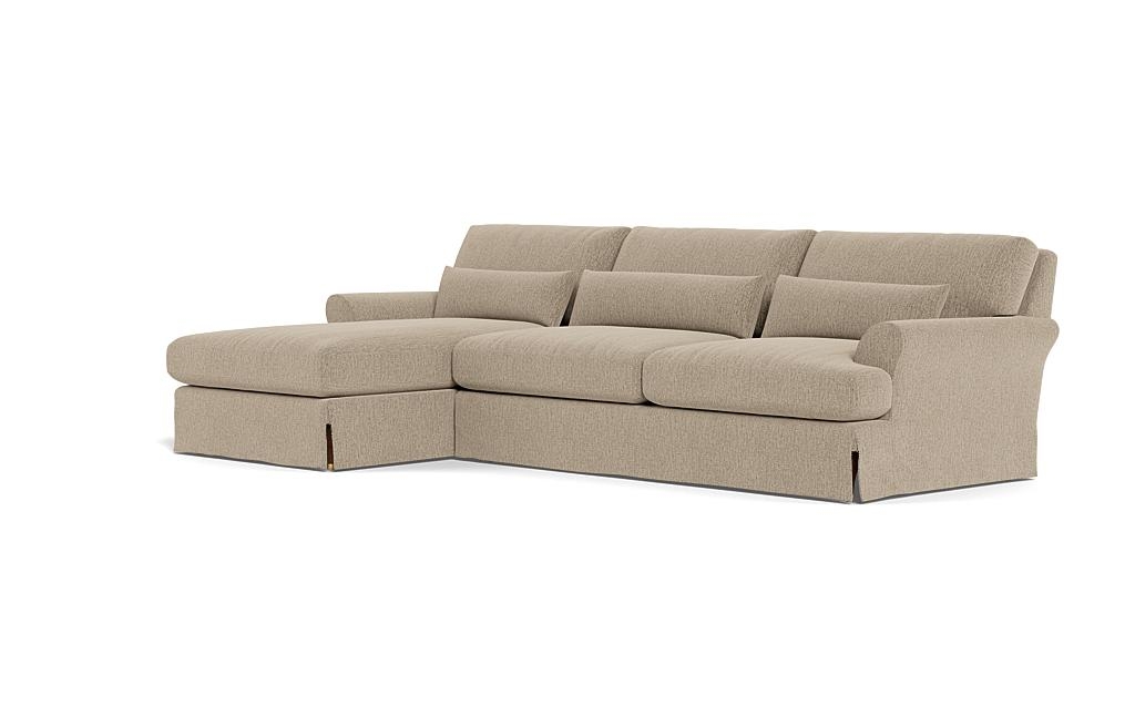 Maxwell Slipcovered Sectional Sofa with Left Chaise by Apartment Therapy - Image 2