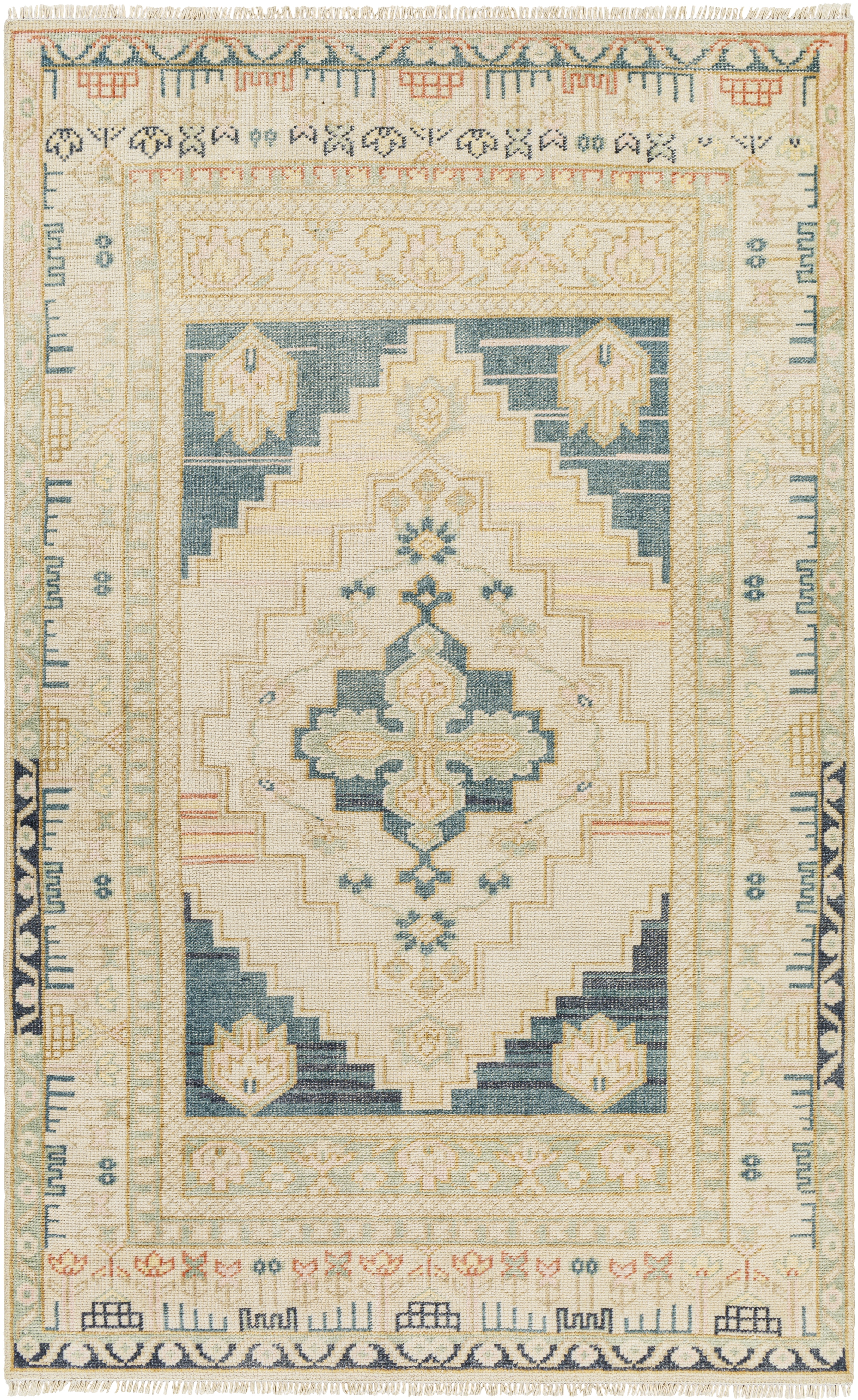 Anadolu Beige Indoor 2'6" x 8' Handmade Rug - Image 0