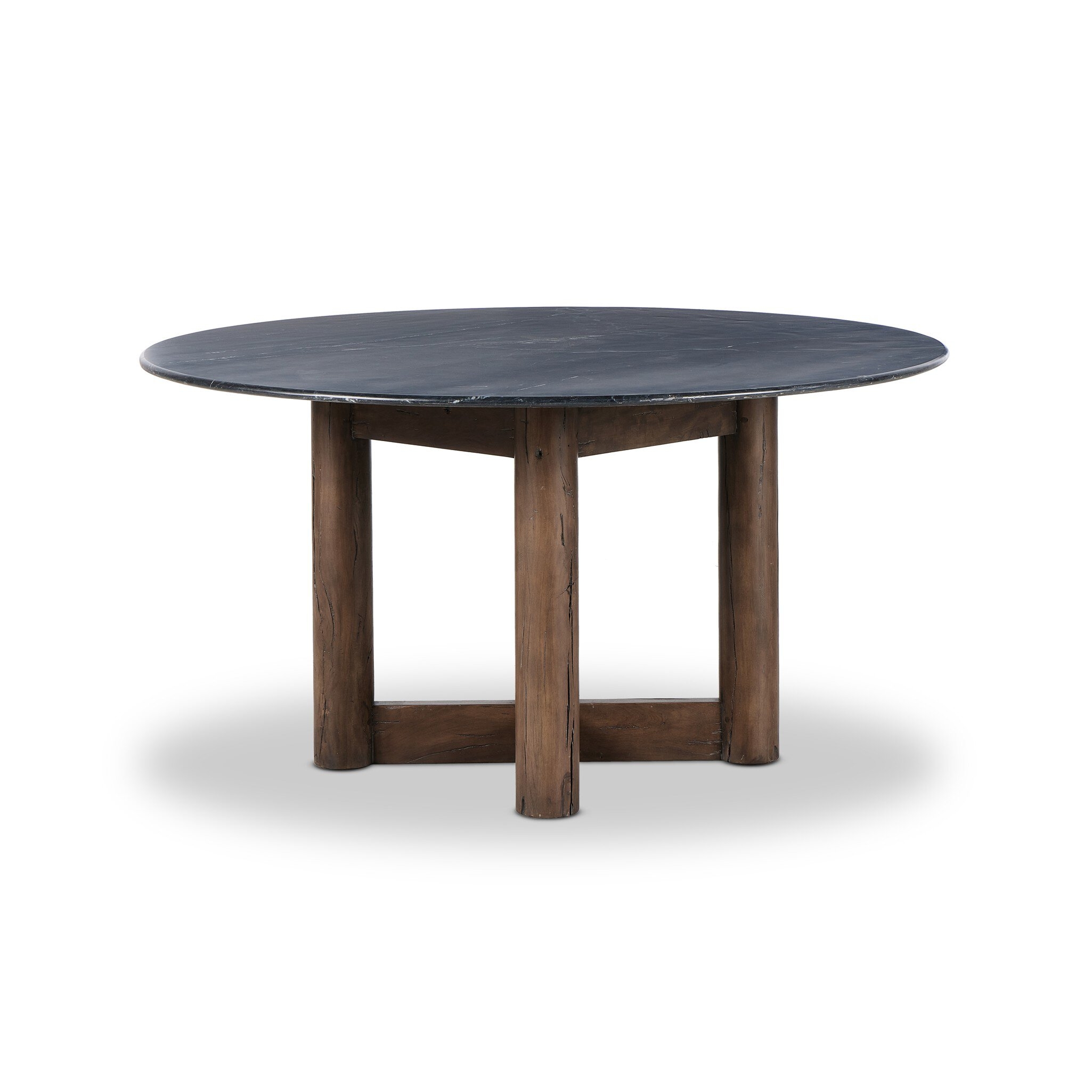 Rohan Dining Table - Black Marble - Image 3