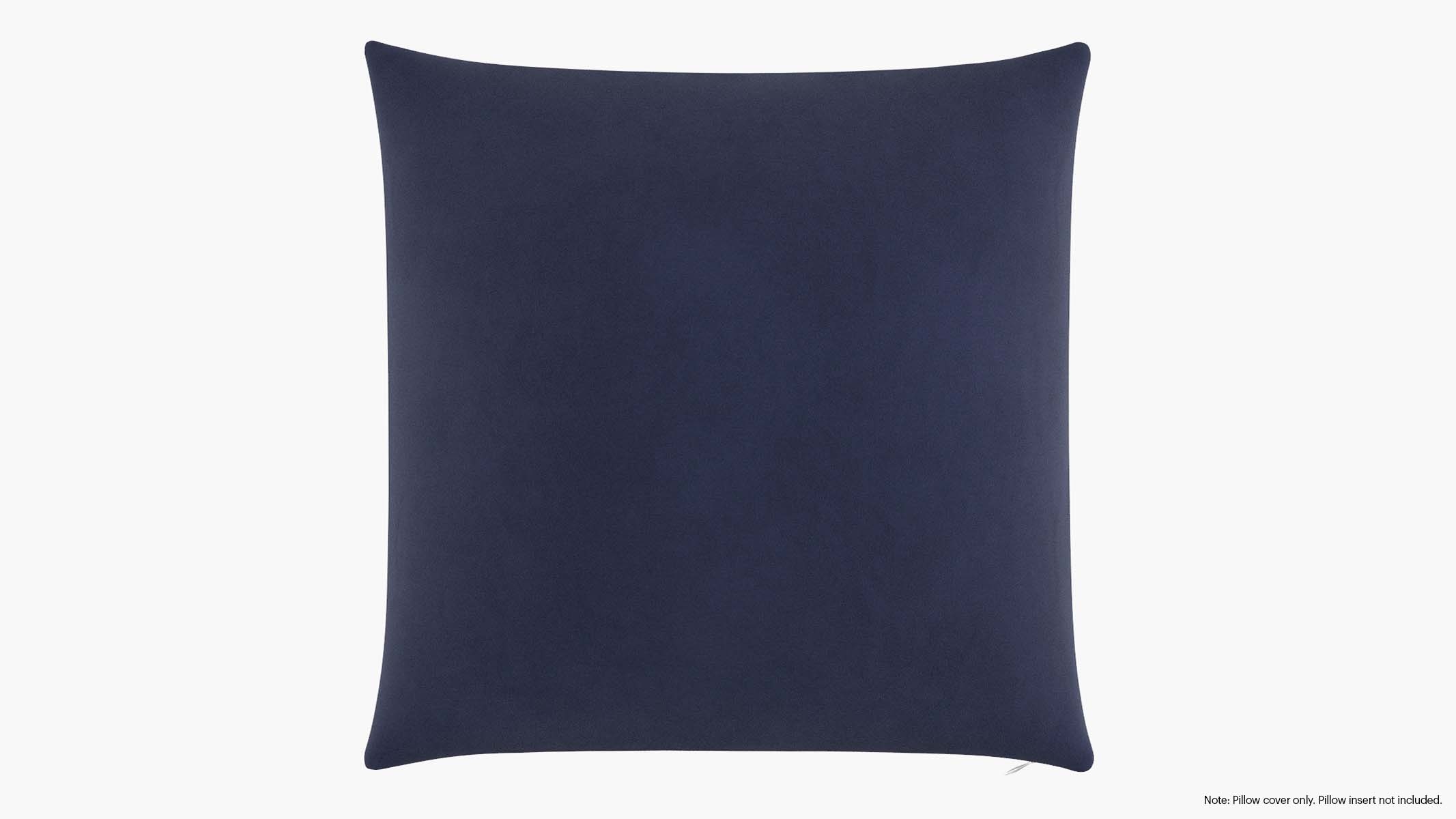 Throw Pillow Cover 26", Navy Classic Velvet, 26" x 26" - Image 0