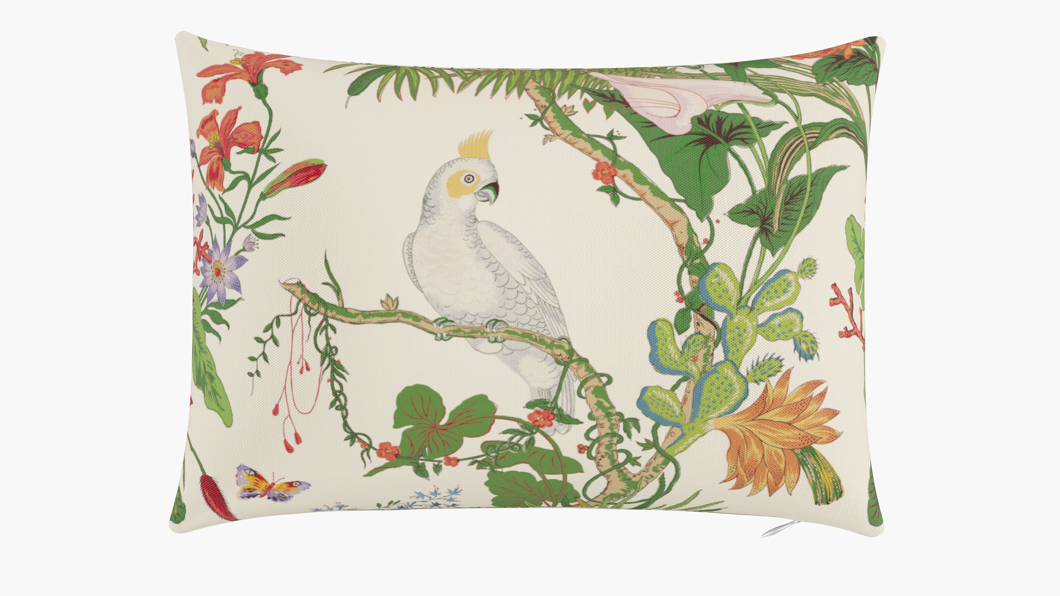 Throw Pillow 14" x 20", White Cinque Terra, 14" x 20" - Image 0