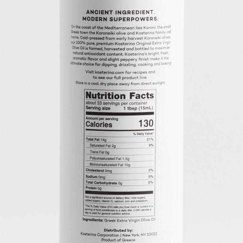 Kosterina Original Extra Virgin Olive Oil 500 ML - Image 1