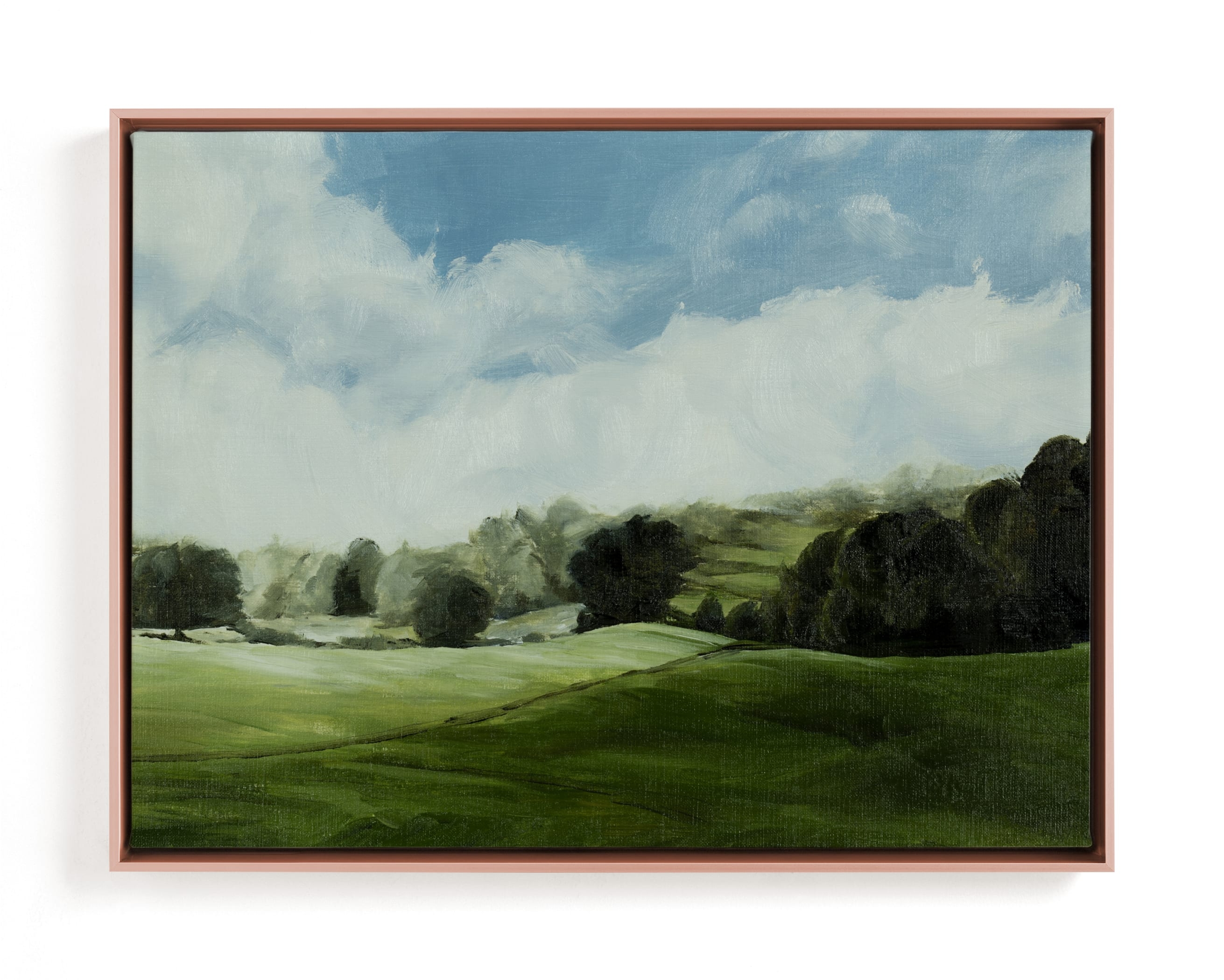 Peace Of Greens And Blues Limited Edition Fine Art Print 2 - Image 0