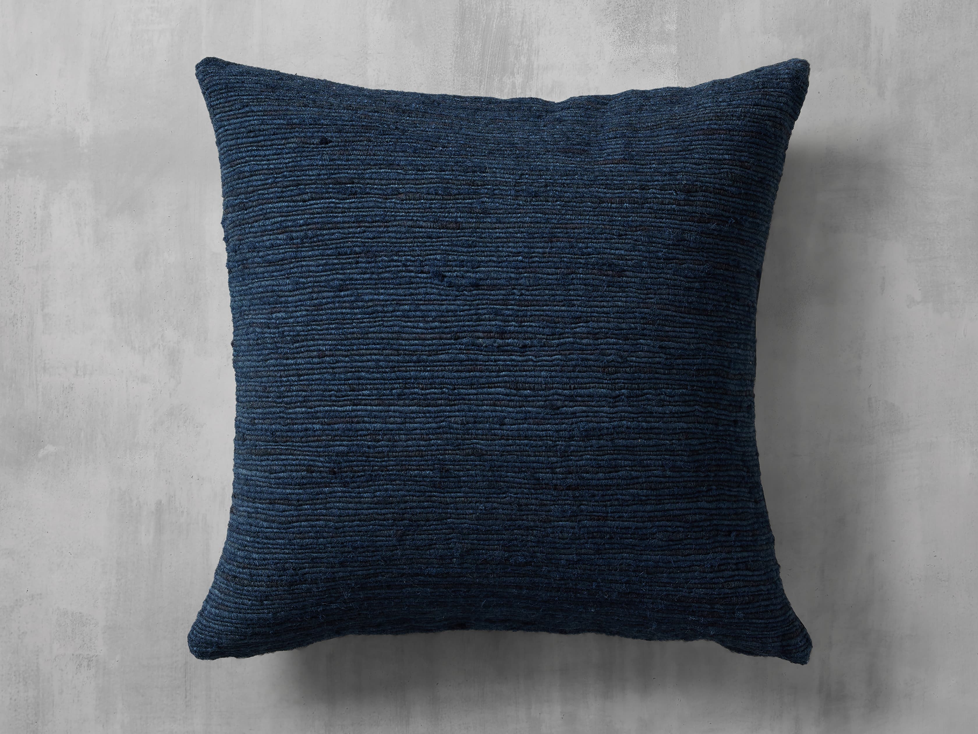 Turner Pillow Cover in Cotton Blue  Indigo - Image 0