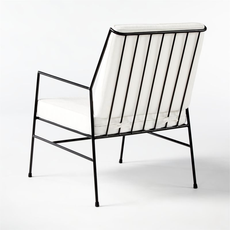 Pavilion Outdoor Lounge Chair with Ivory Sunbrella Cushions Model 6471 by Paul McCobb - Image 4