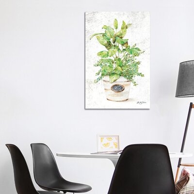 Potted Herbs by Kelley Talent - Wrapped Canvas Painting - Image 0