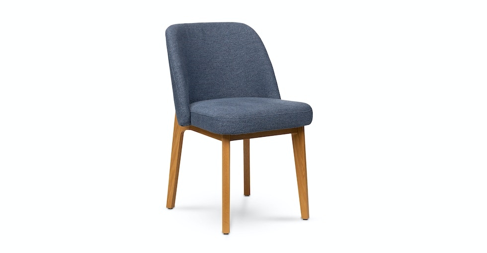 Alta Nocturnal Blue Oak Dining Chair - Image 0