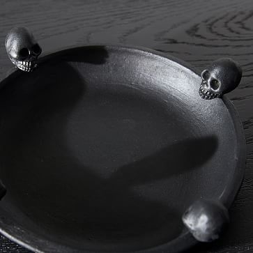 Skull Trinket Dish, Black - Image 1