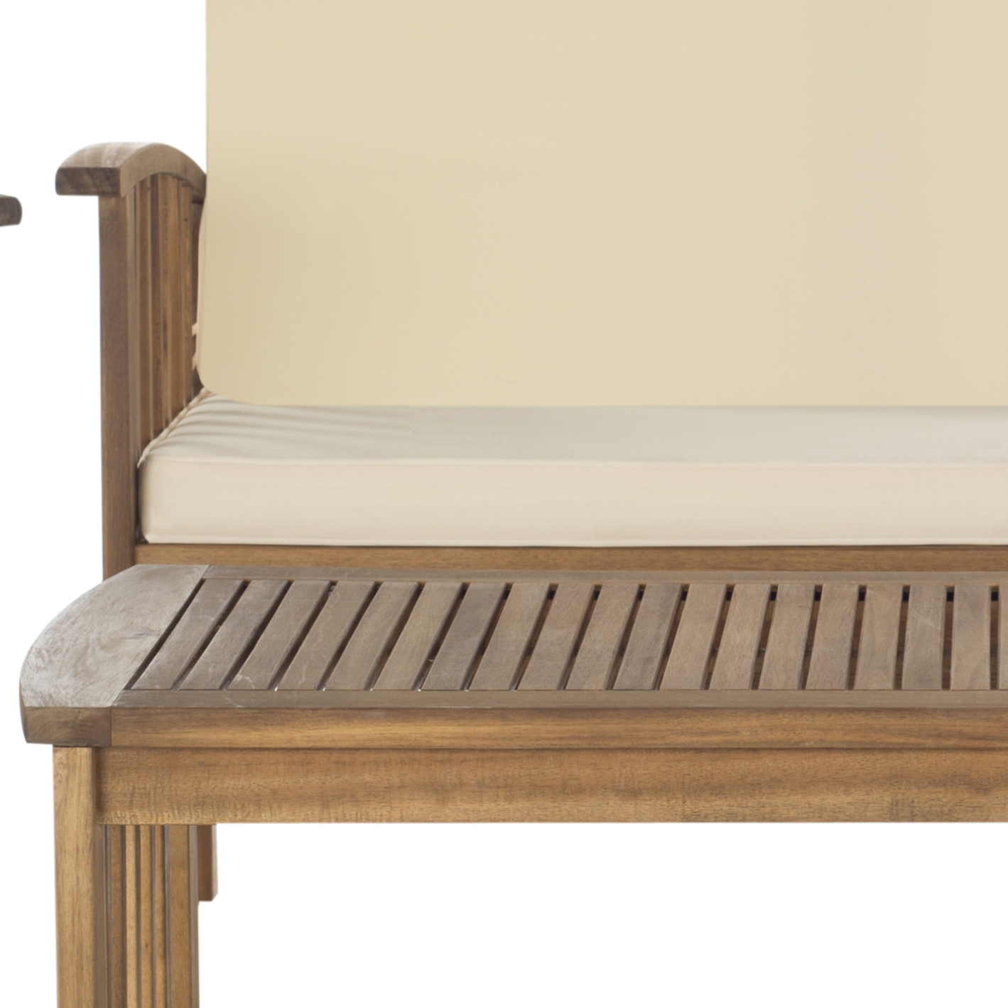 Rocklin 4 Piece Outdoor Set - Natural/Beige - Safavieh - Image 1