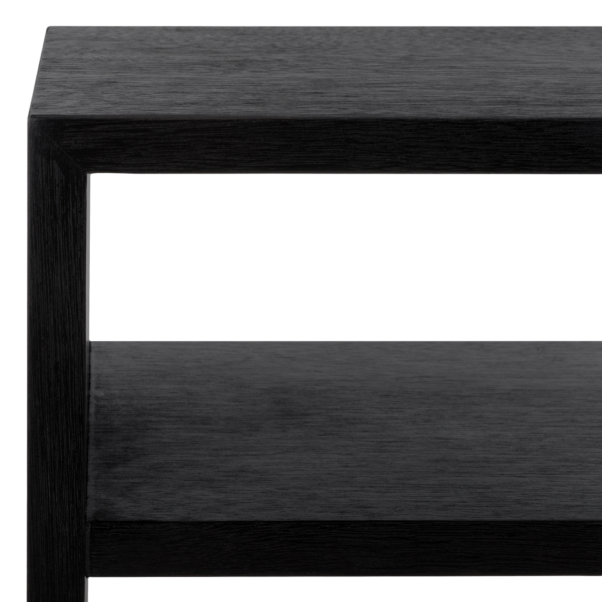 Munson 2 Shelf Console Table - Black - Safavieh - Image 2