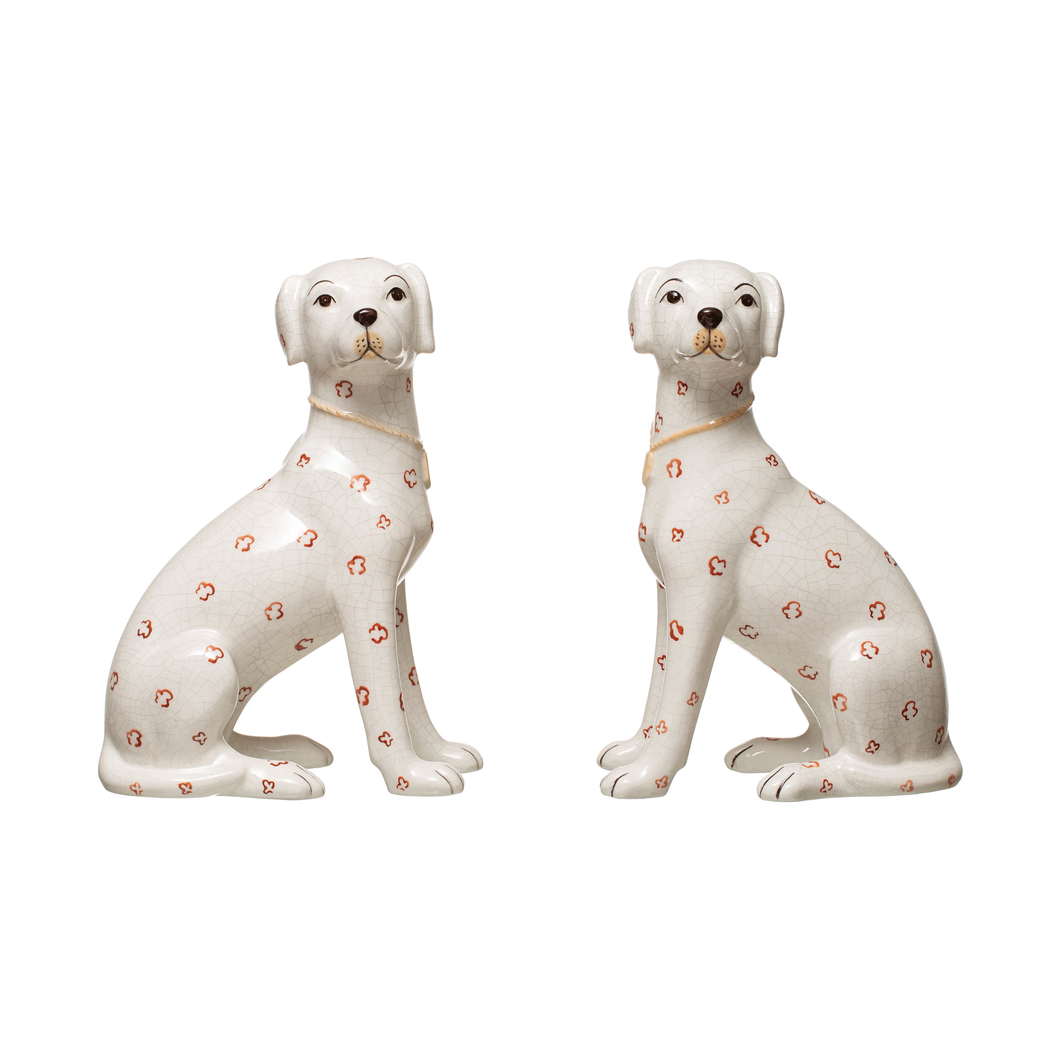 Dolomite Hand-Painted Dog, 2 Styles - Image 0