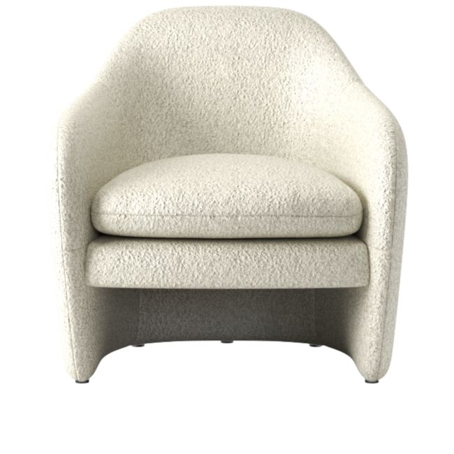 Pavia Chair, Bloce Boucle Gray - Image 0