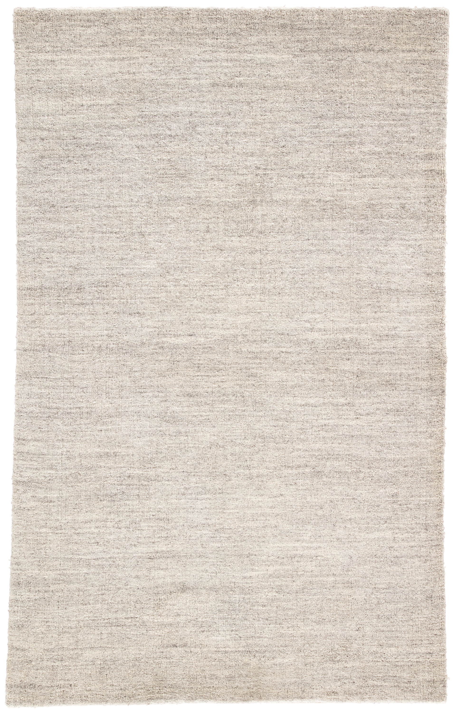 Beecher Handmade Solid Beige/ Gray Area Rug (5' X 8') - Image 0