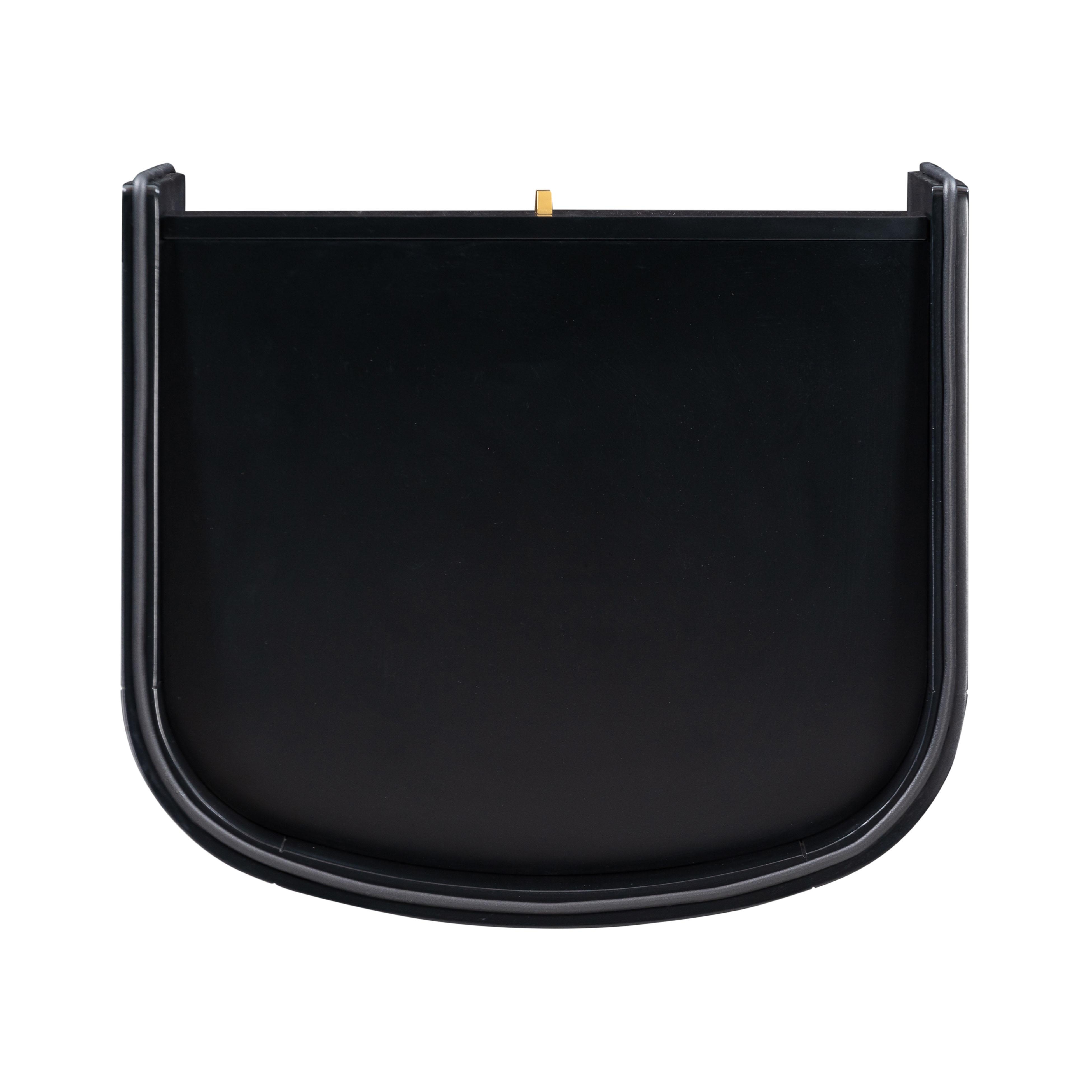 Collins Black Lacquer Nightstand - Image 5