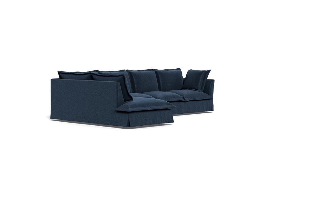 Skylar Slipcovered 4-Seat Left Bumper Sectional - Image 1