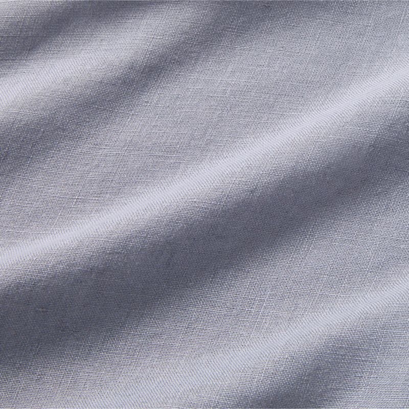 New Natural Hemp Smoke Blue King Bed Sheet Set - Image 3