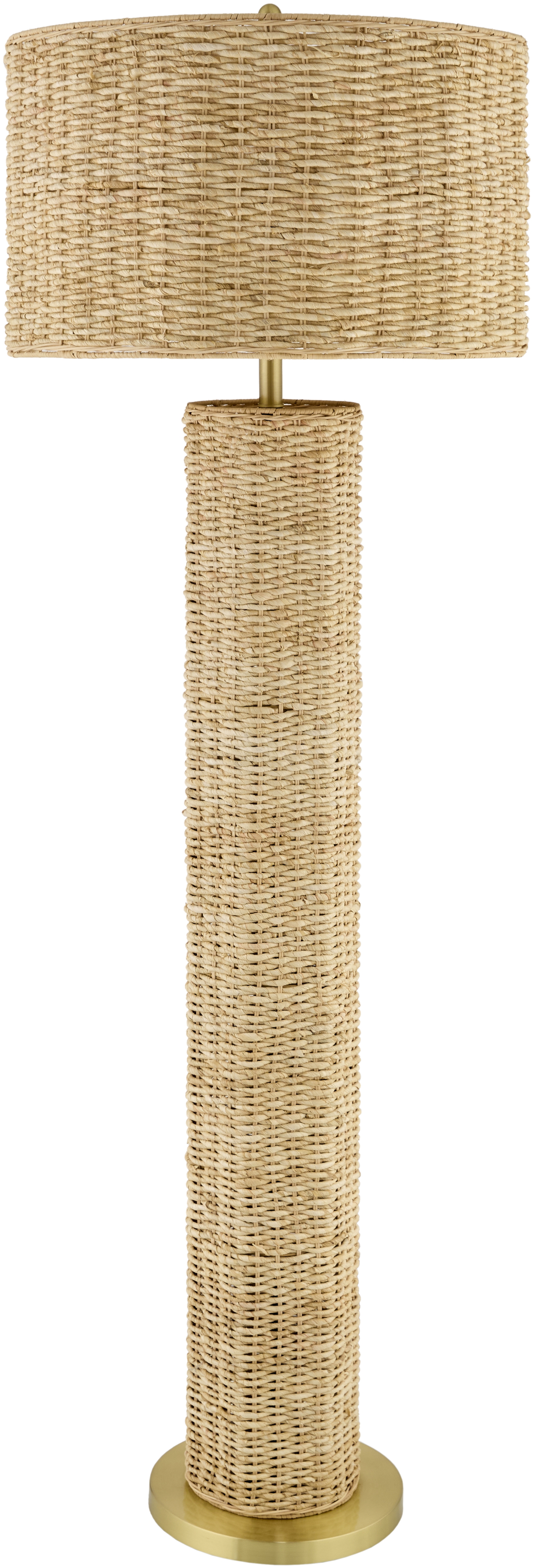 Cirebon  Natural 63"H x 20"W x 20"D Accent Floor Lamp - Image 0