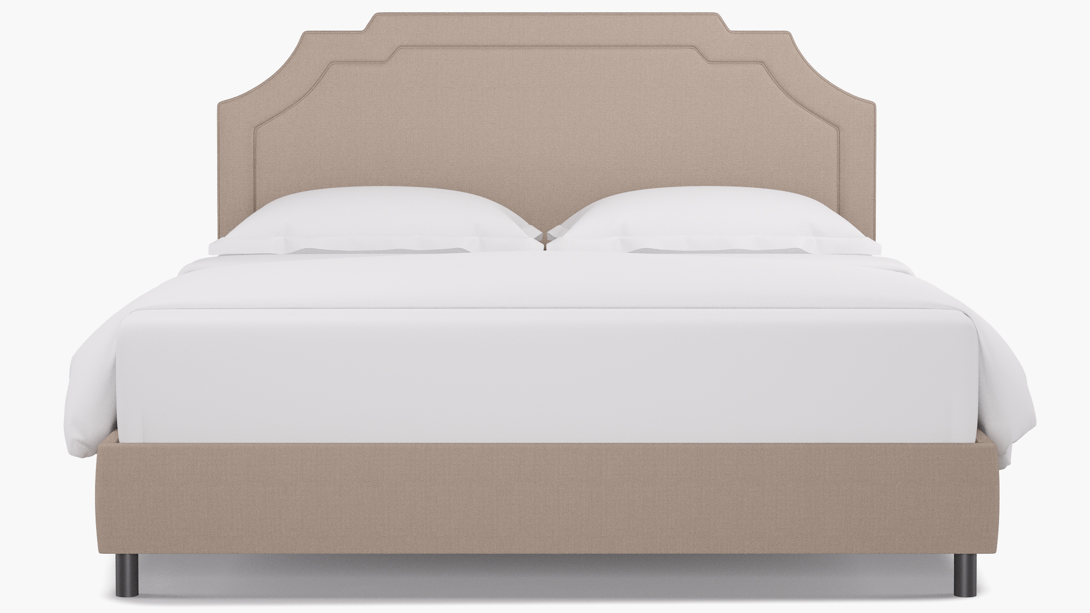 Art Deco Bed, Husk Everyday Linen, King - Image 0