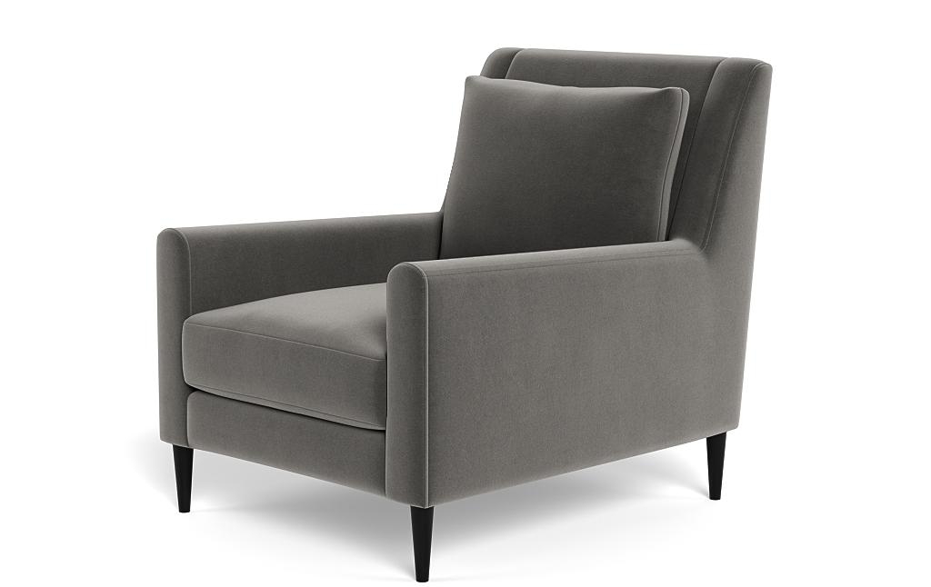 Lennox Velvet Color Block Petite Chair - Image 2