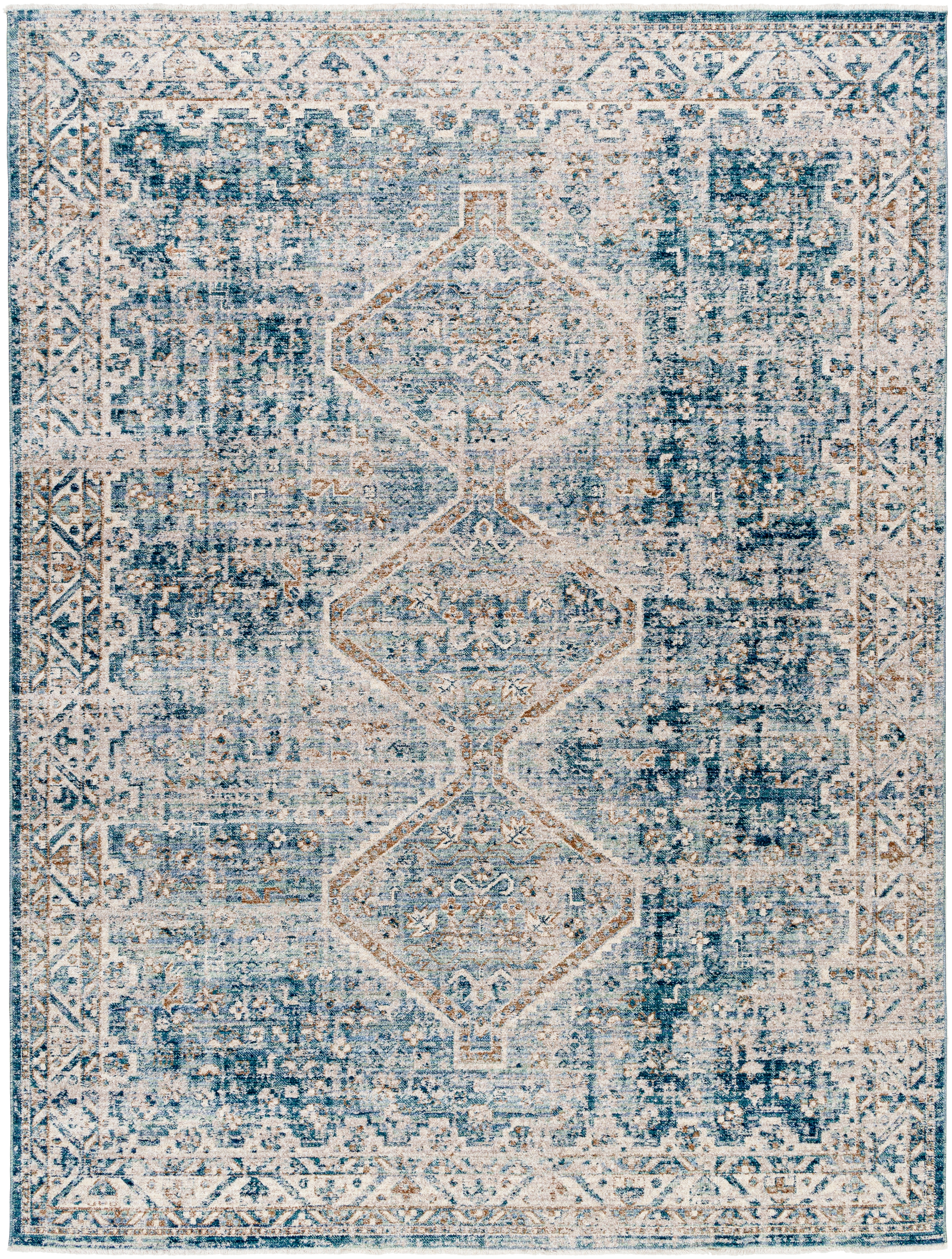 Montreal Gray Indoor 9'2" x 12'9" Machine Woven Rug - Image 0