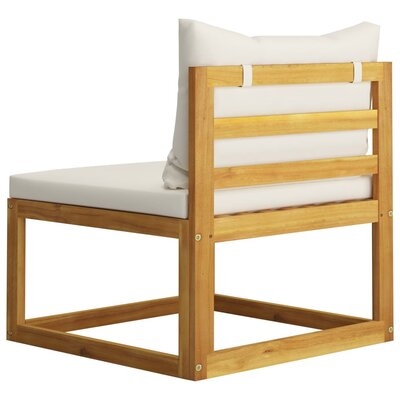 Latitude Run® 3-Seater Garden Sofa With Cushion Solid Acacia Wood - Image 1