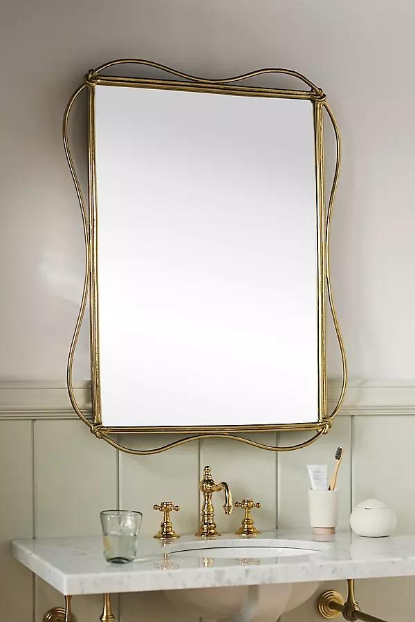 Sabine Gilded Knot Bath Wall Mirror - Image 0