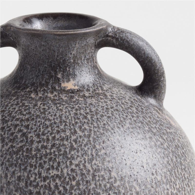 Arrondir Dark Brown Ceramic Vase 5" by Athena Calderone - Image 5