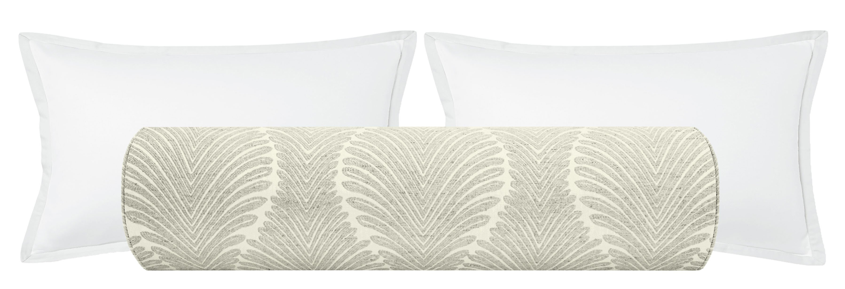 THE BOLSTER :: MUSGROVE CHENILLE // DOVE GREY - TWIN // 9" X 24" - Image 0