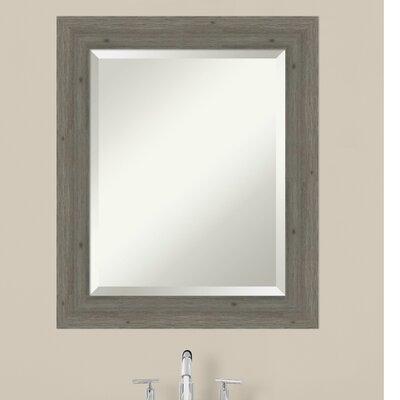 Fencepost Brown Narrow Rustic Bathroom / Vanity Mirror - Image 0