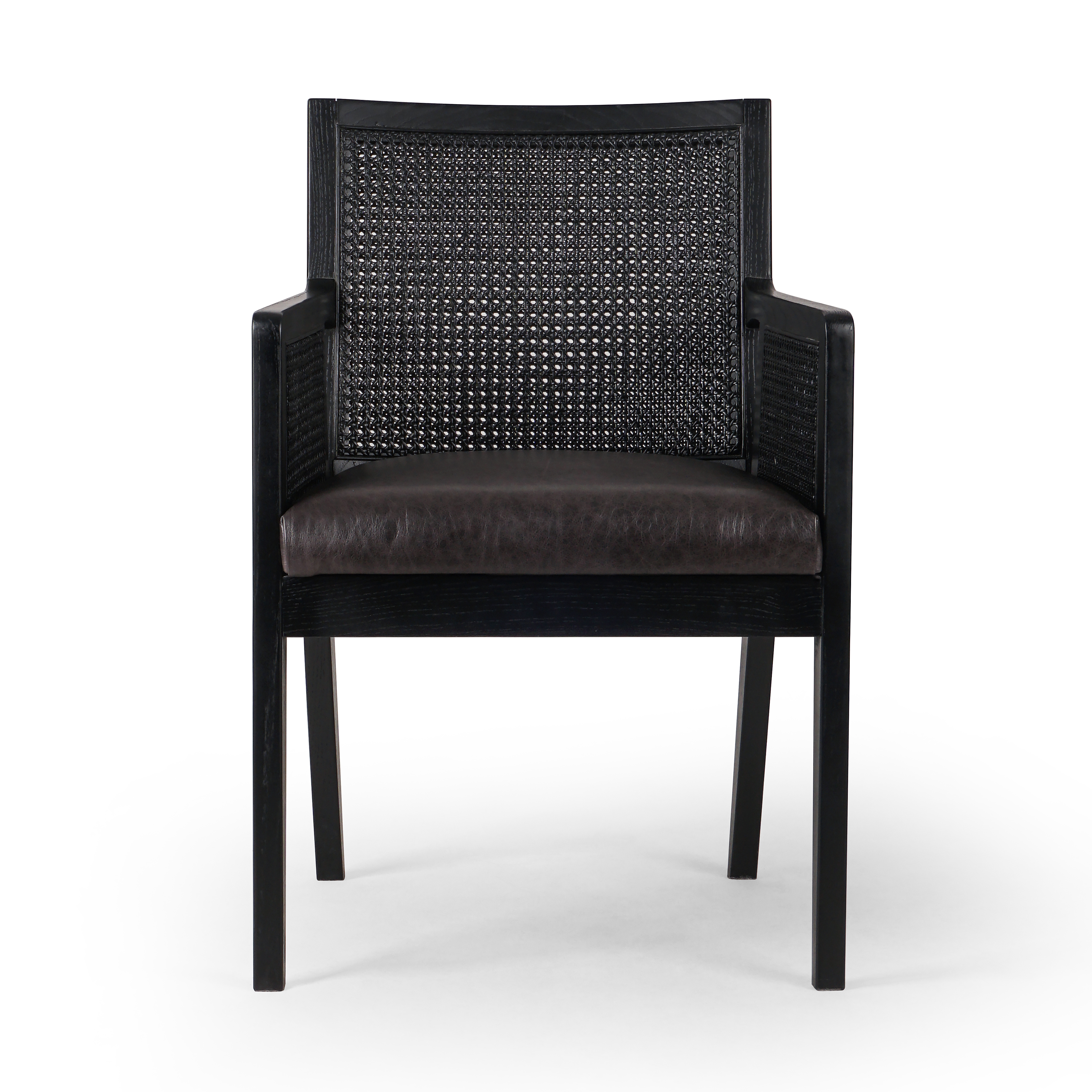 Antonia Dining Arm Chair-Sonoma Black - Image 3