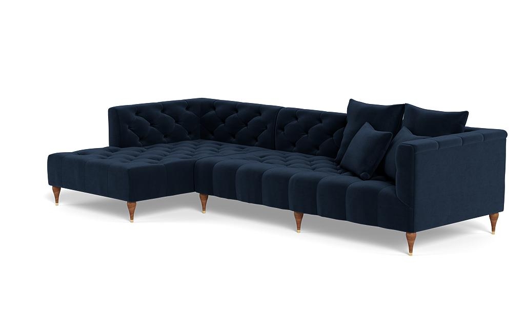 Ms. Chesterfield Sectional Sofa with Left Chaise by Apartment Therapy - Image 2